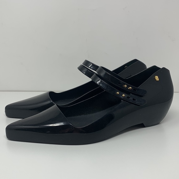 Karl Lagerfeld x Melissa black jelly shoes 8 US - Picture 6 of 11
